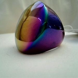 Trina Turk Coated Hematite Dome Ring Size 7